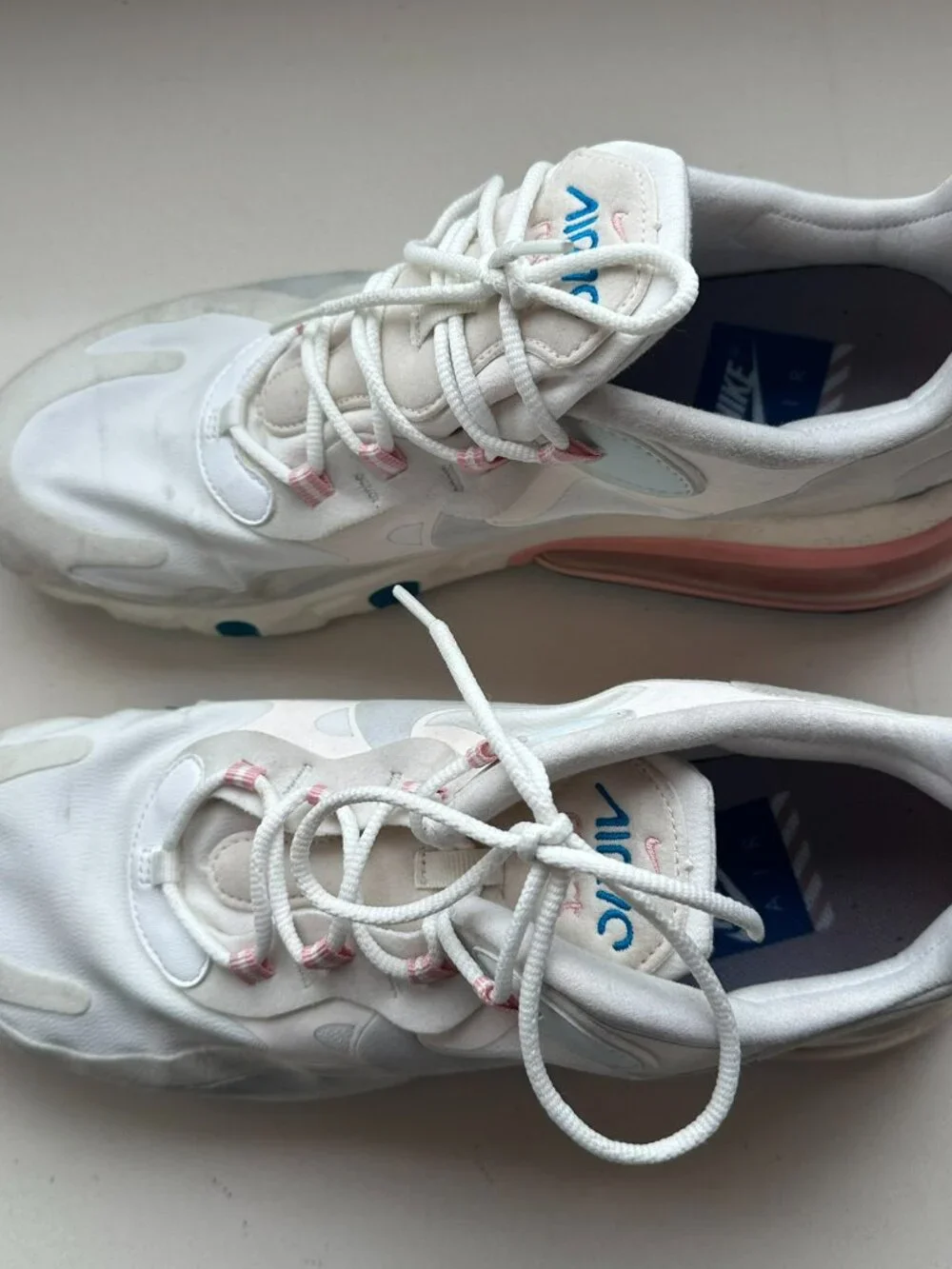 Nike Air Max 270 React American Modern Summit White A04971-100 Shoes‎ 11